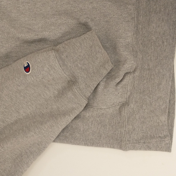 Vintage Champion Reverse Weave Hoodie Sweatshirt XL Paddlers Retreat Gray Heathe - Picture 4 of 7